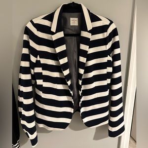 Navy and white striped Gap Academy Blazer NWOT